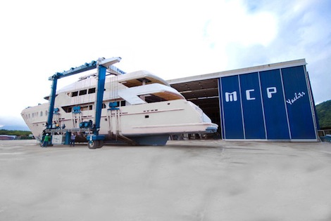 Image for article Largest post-crash superyacht in South America prepares to launch